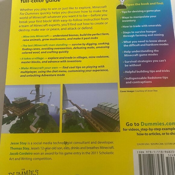 Minecraft For Dummies paperback In full Colour - Picture 2 of 2